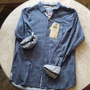 Blue jean button up